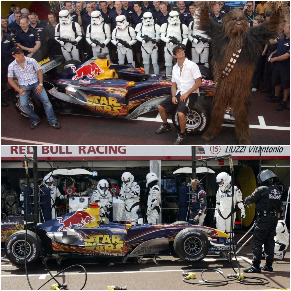 Red Bull Racing x Star Wars Monaco 2005 #F1 #Fórmula1 #redbull