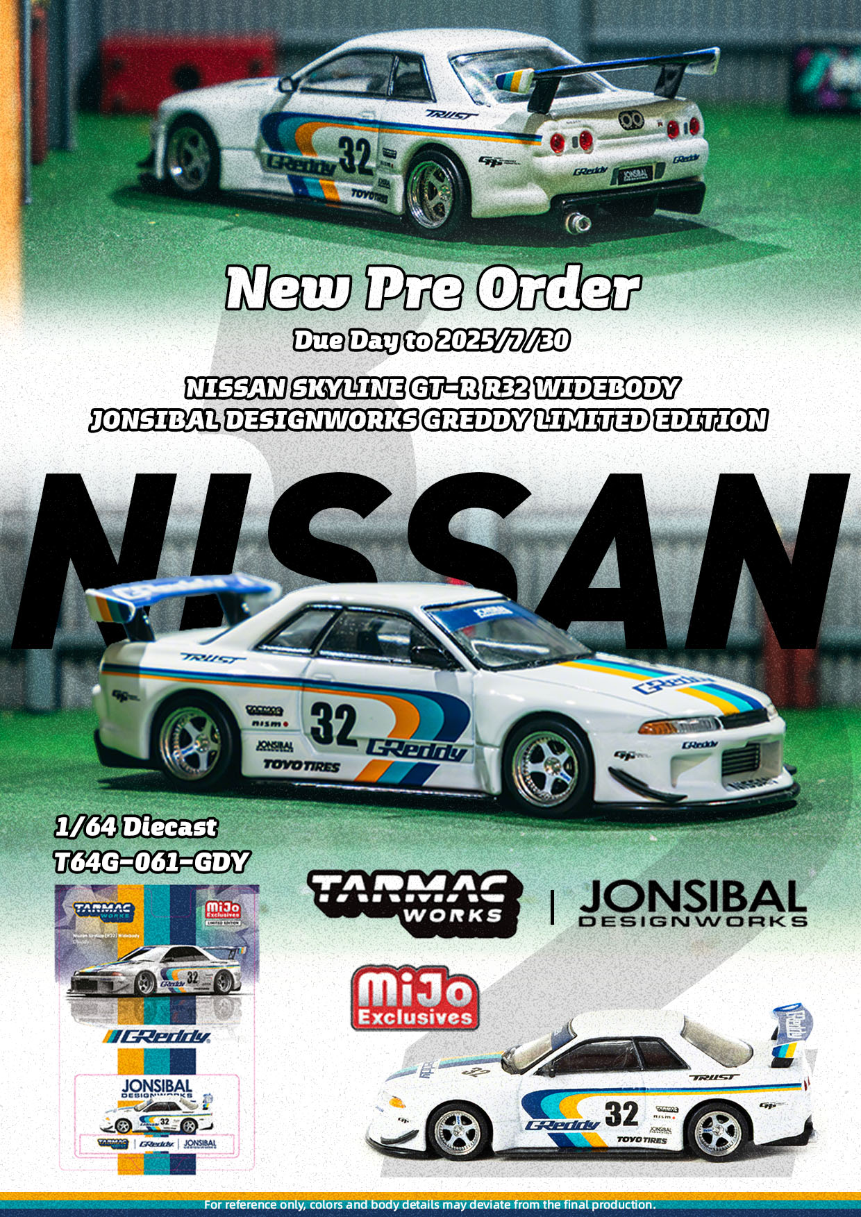 Jay - Tarmac Works x Mijo Exclusives 1:64 NISSAN SKYLINE GT-R R32 ...