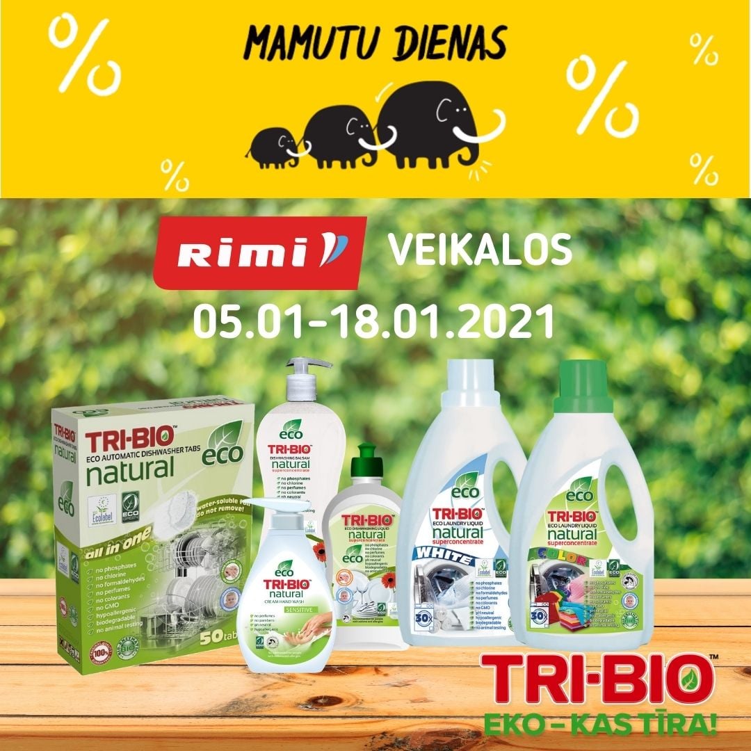 TRI-BIO - Sveiciens Jaunajā gadā! Visos veikalos RIMI ir...