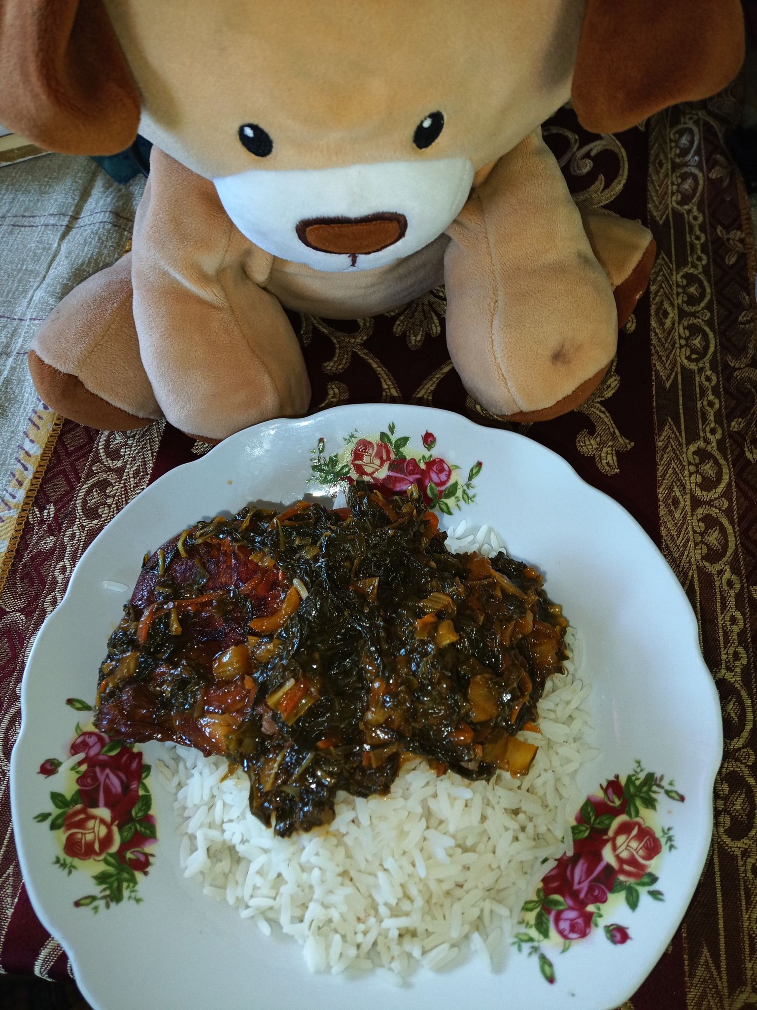 True Trini Food and Recipes. | Good afternoon everyone my lunch rice ...