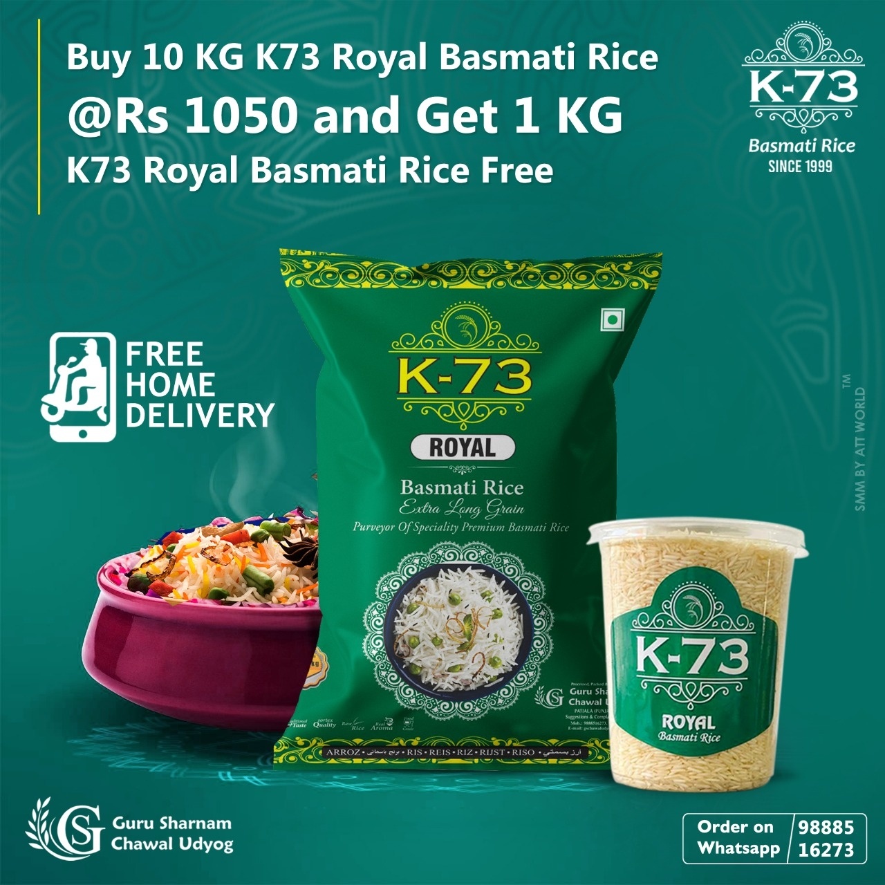 K-73 Basmati Never Before offer, 1Kg... - K-73 Basmati RICE | Facebook