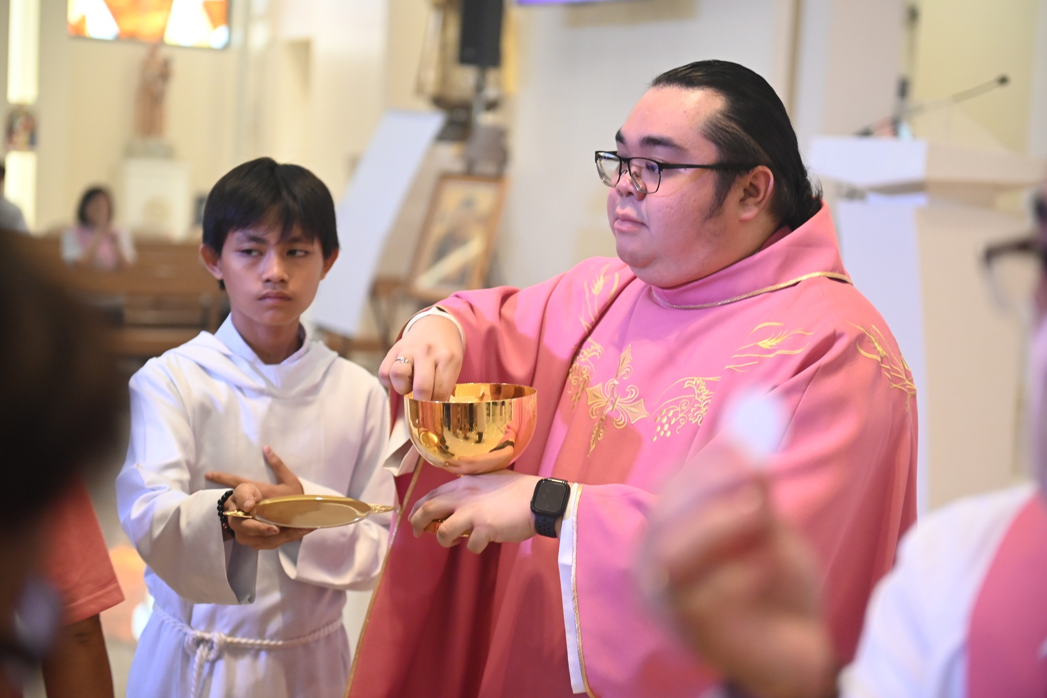 As we celebrate Laetare Sunday, the Chapel of Our Lady of the Most Holy ...