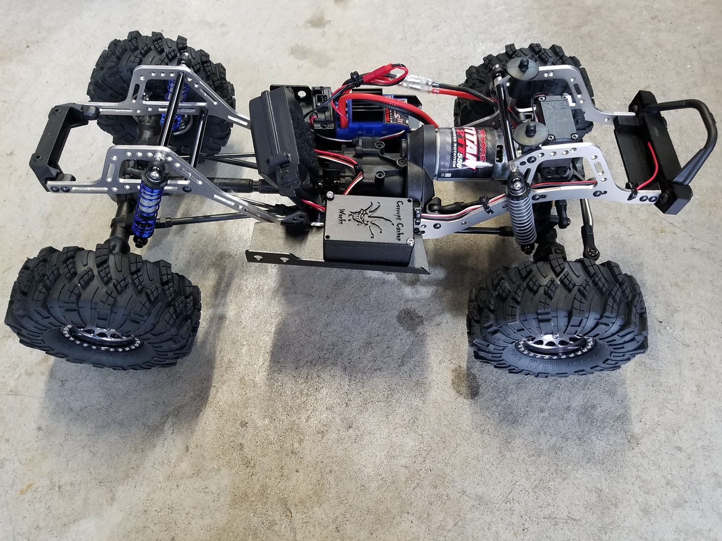 WOP Large Receiver Box Upgrade For Traxxas TRX4 & TRX6 – Electronics / Wire Box (8224 Style)