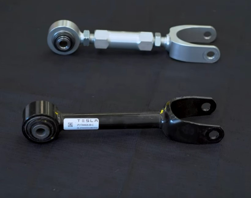 Pair of JPODM Adjustable Aluminum Rear Camber Control Arms for Tesla Model S /X