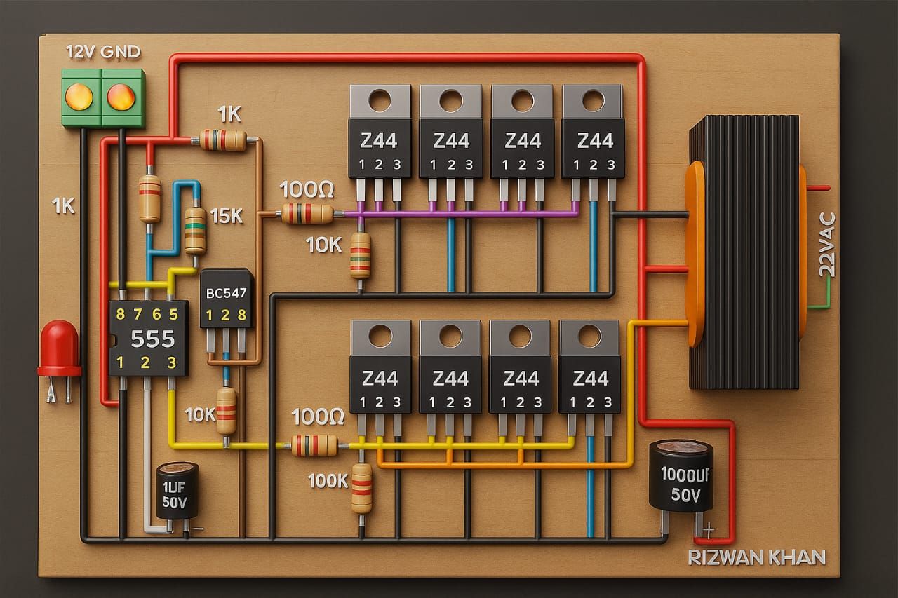 Rizwan - Power Input: It receives 22VAC input, which is then rectified ...