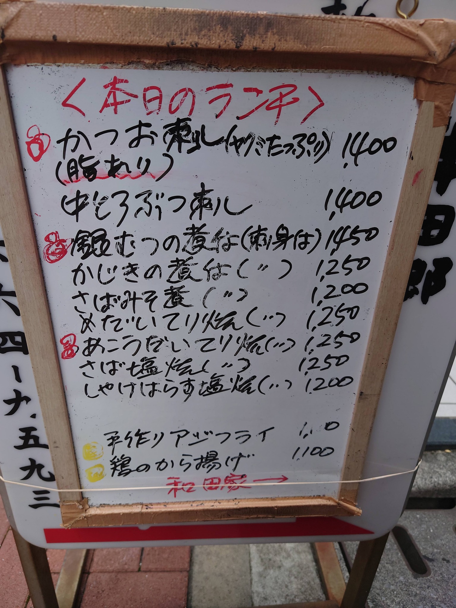 東京墨田区吾妻橋、水もと、まぐろ刺身定食。