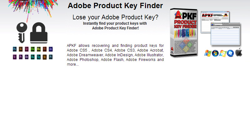 Adobe Product Key Finder for Mac & Windows