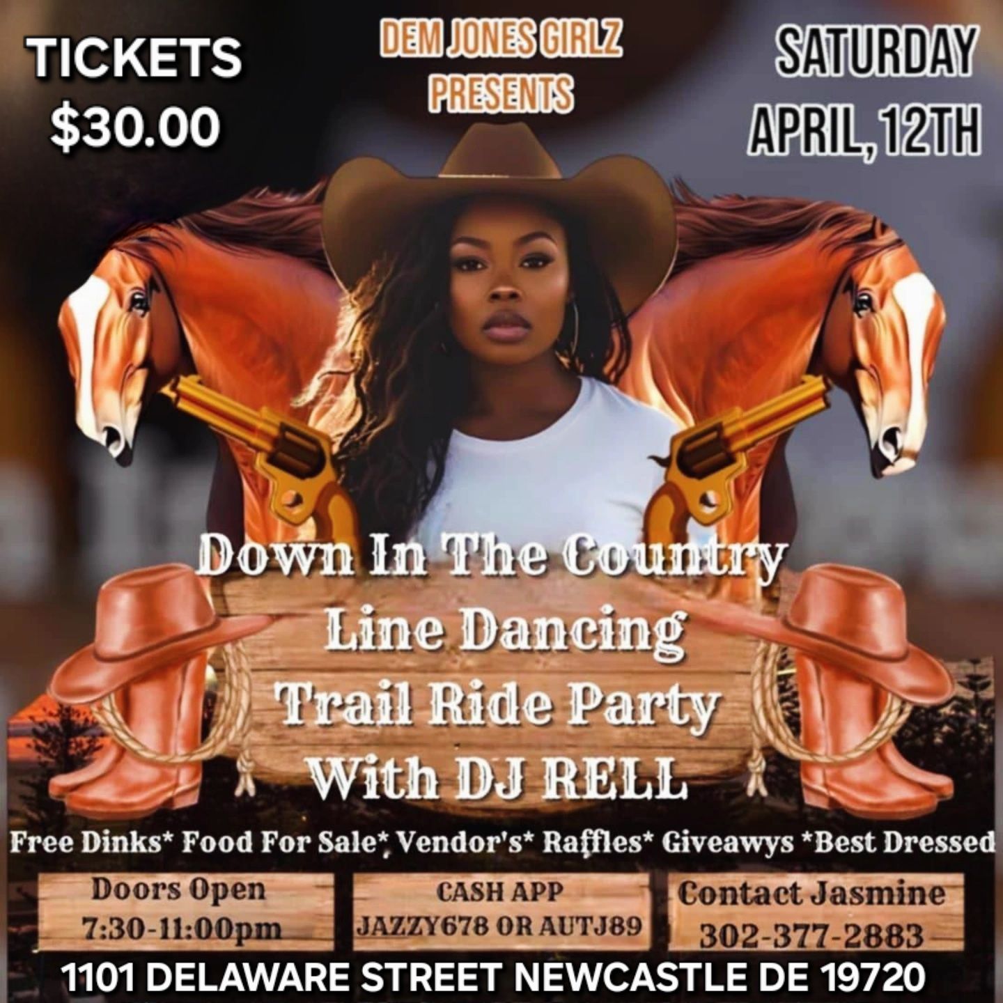 Down In The Country Line Dancing Trail Ride Party