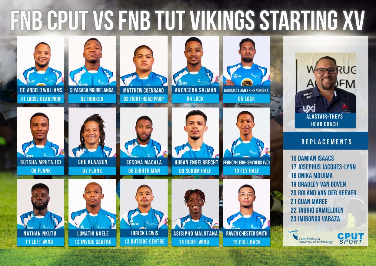 Cape Peninsula University of Technology (CPUT) - FNB CPUT vs FNB TUT ...