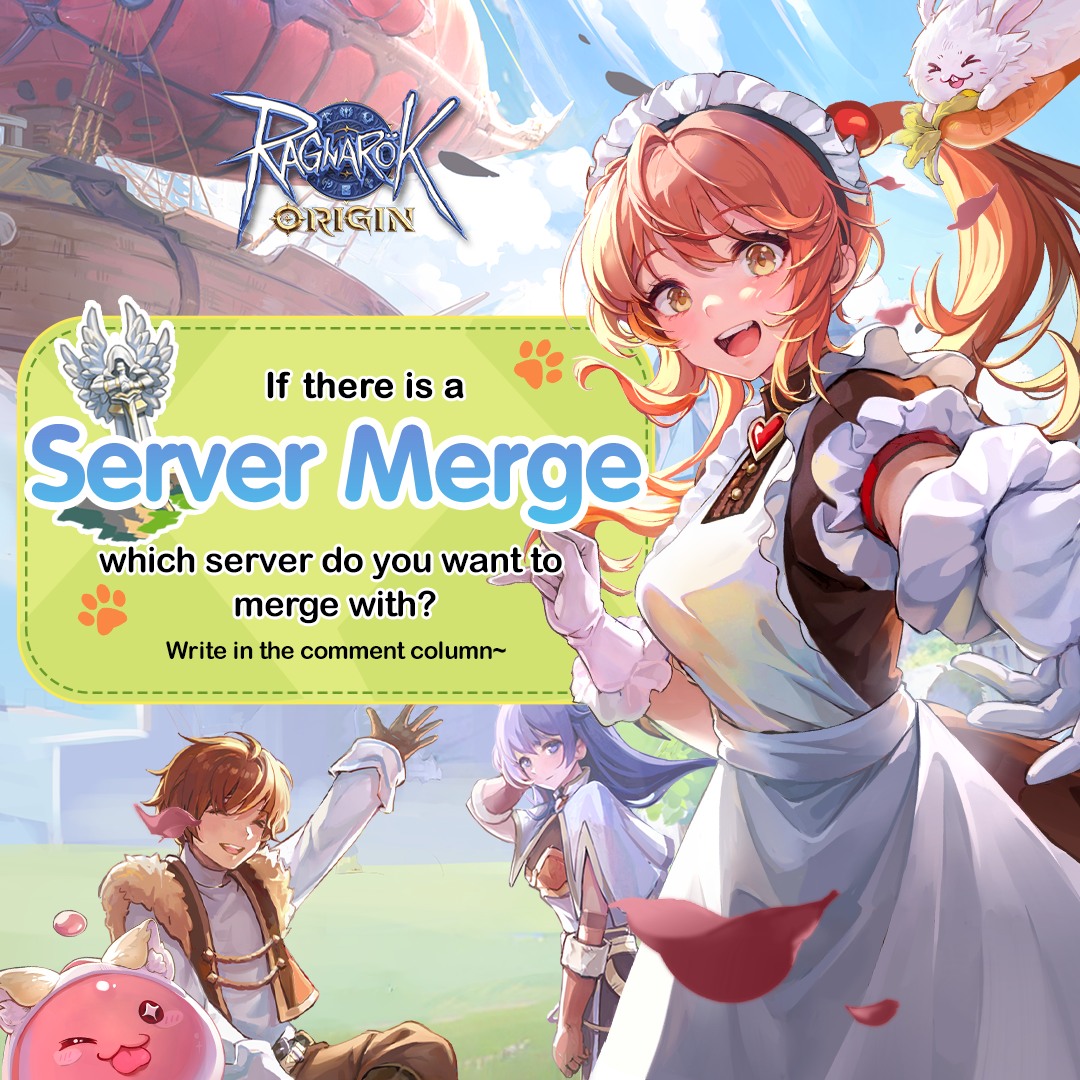 Ragnarok Origin - 👉️If there is a server merge, which...