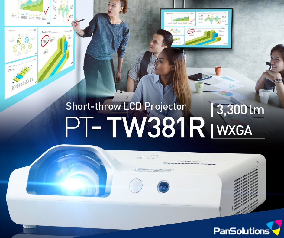 A large, 80-inch screen image can be... - PanSolutions Group