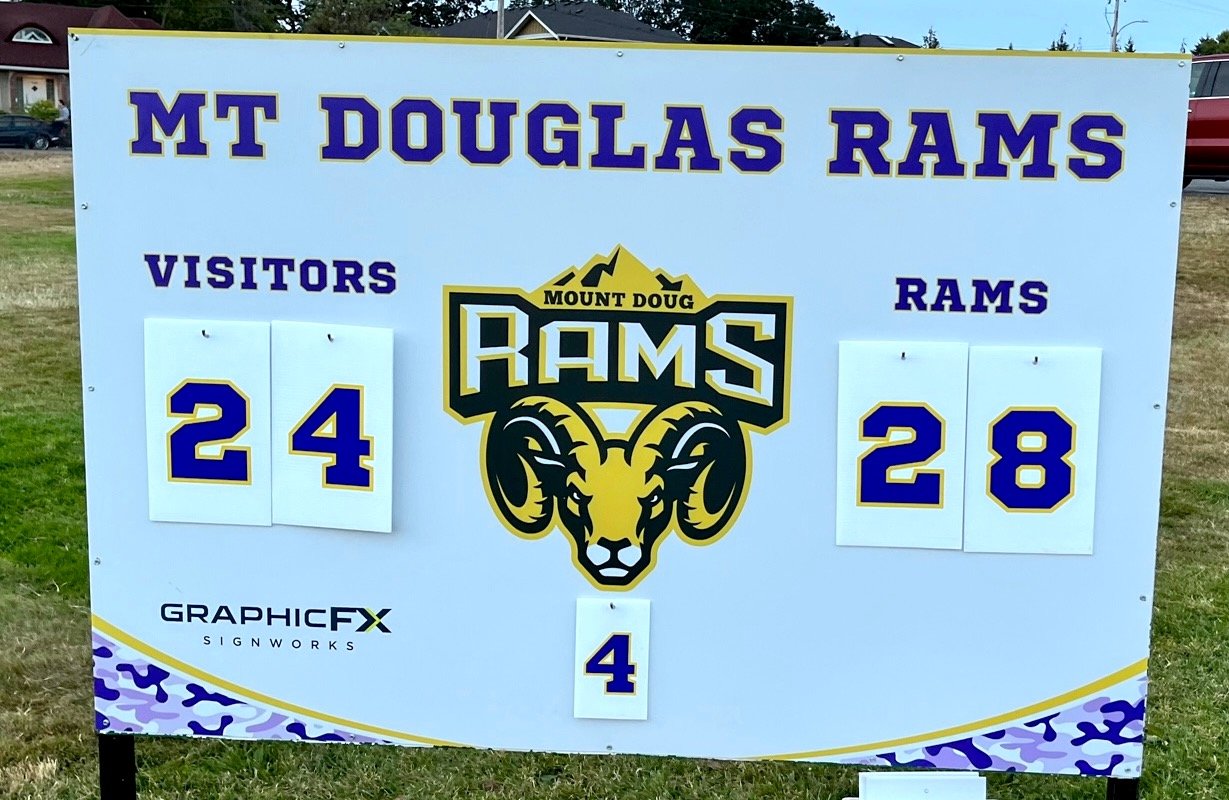Mount Doug Rams Football - Varsity Rams for the win 👊 Hard fought game ...
