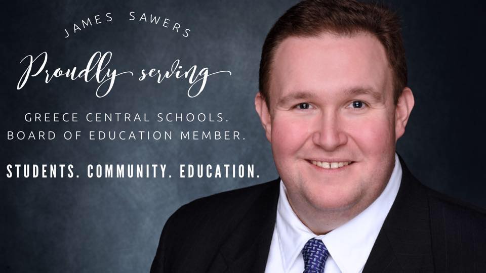 James W. Sawers, Board of Education Member, Greece Central Schools