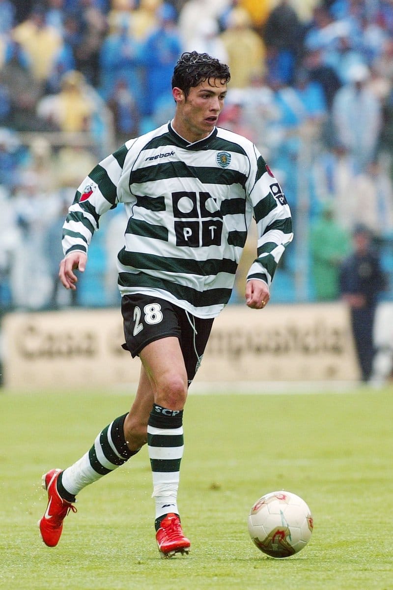 📸🔙 | Young Cristiano Ronaldo at Sporting Lisbon.