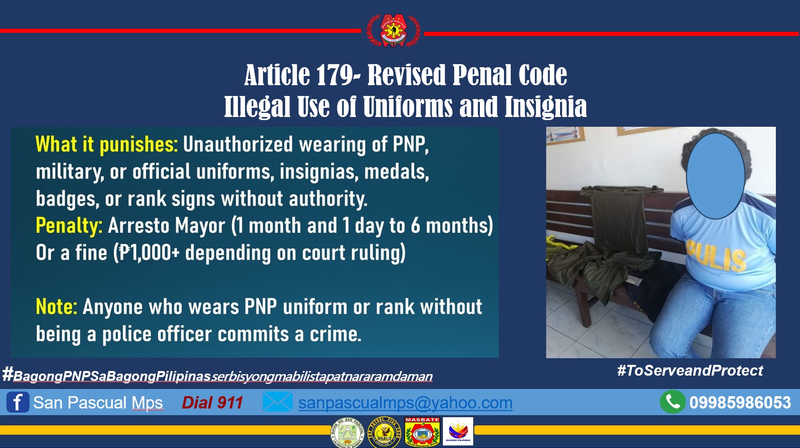 San Pascual Mps - Article 179- Revised Penal Code Illegal... | Facebook