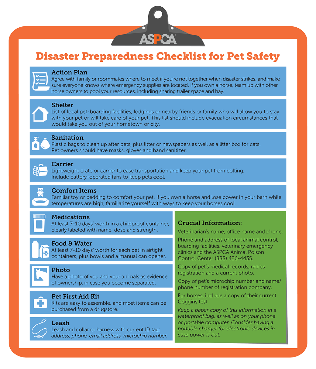 Paws Crossed Animal Rescue - Here is a helpful checklist of critical ...