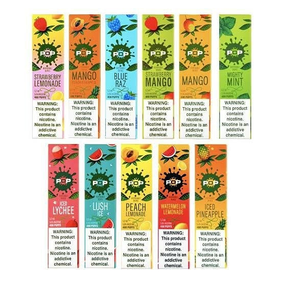 pop vape flavors Vape-Bar Tropical fruit Mango Strawberry Banana Grape Peach Ice Lush Ice Banana Ice Strawberry Strawberry Mango Mighty Mint Peach Lemonade Mango Blue Raz Sour Chill Apple Vape Select Flavor ::Dragon Banana Strawberry Ice Foger Switch Pro 30K
