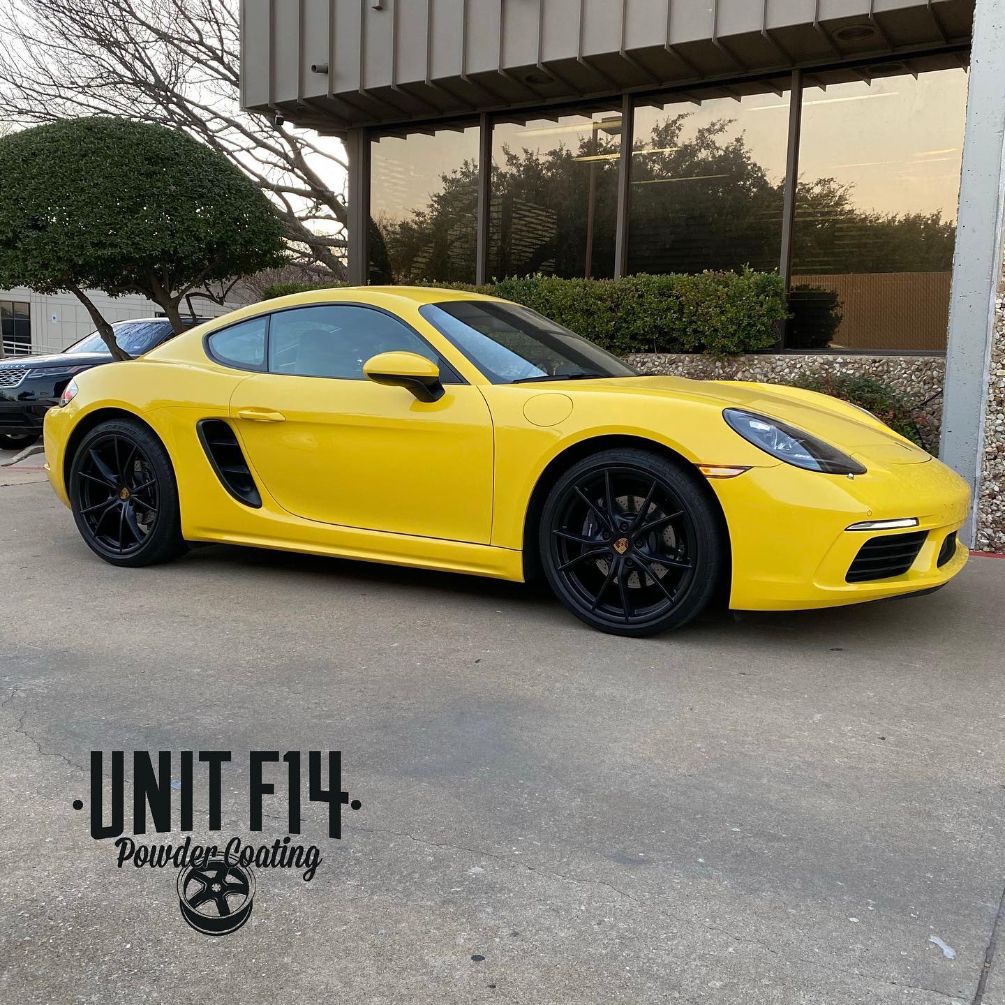 Porsche 718 Cayman wheels... - Unit F14 Powder Coating