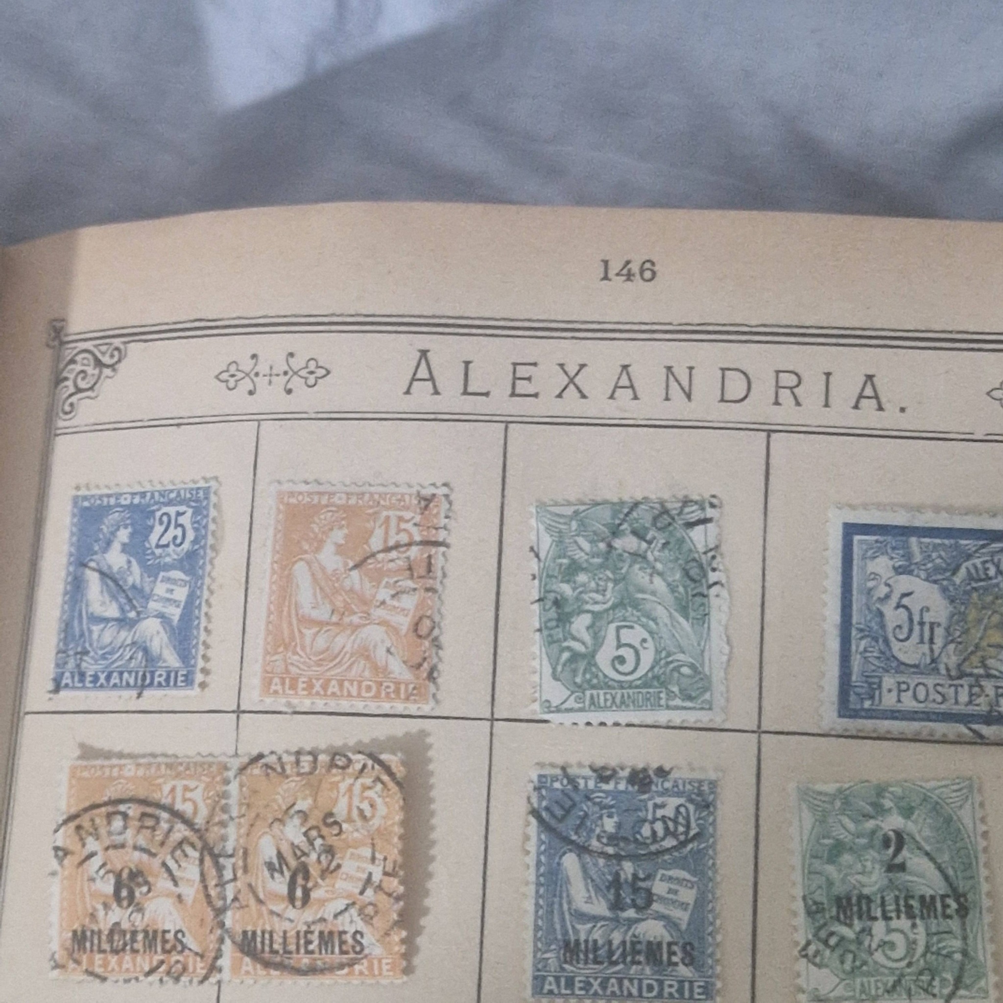 Historical Background: France operated its own post offices in  display picture 1