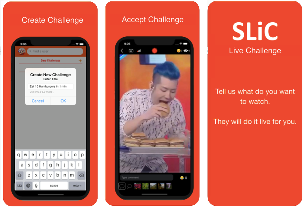 SLiC -Live Challenge App-