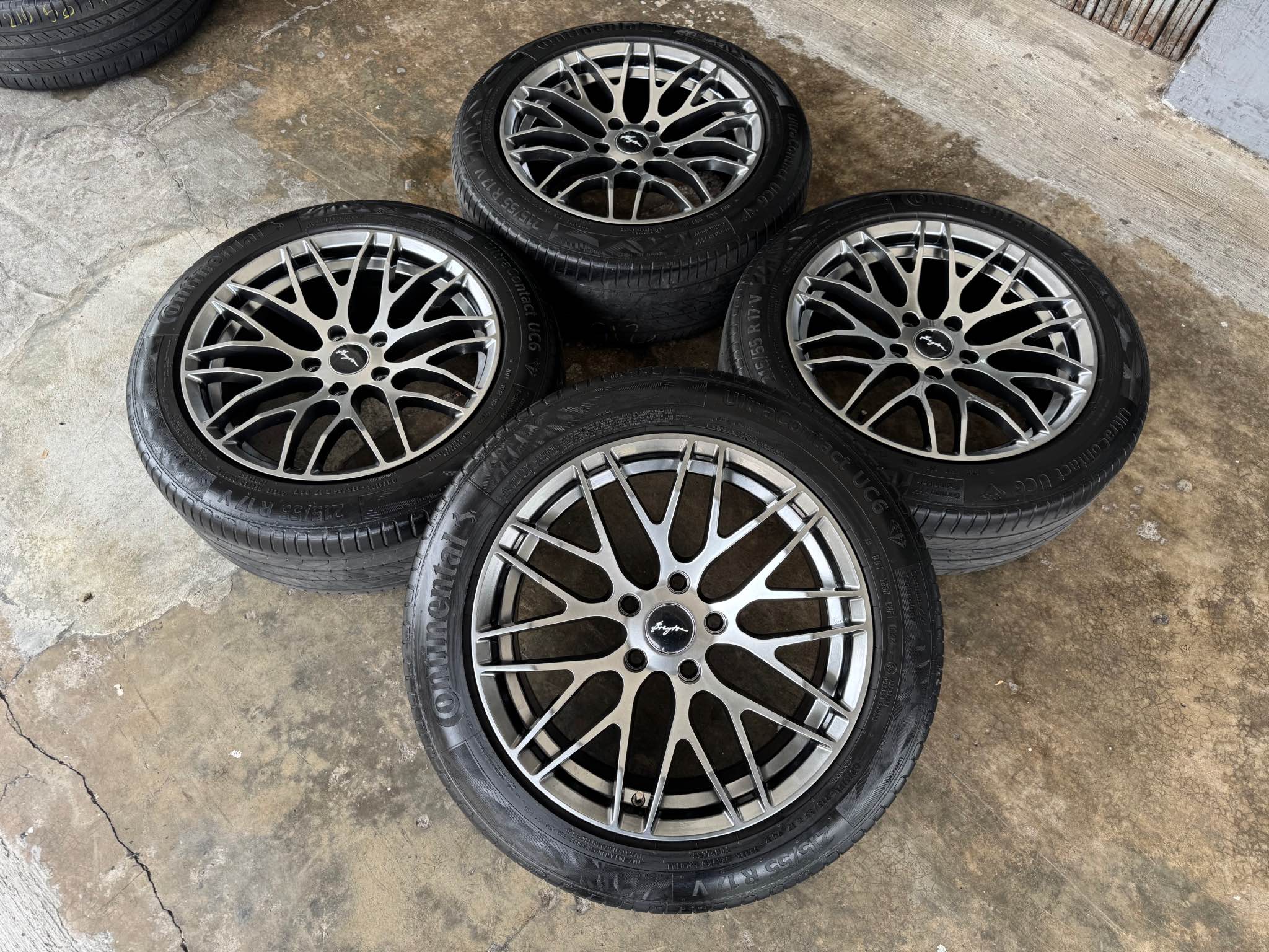 Used Rim 17 inch Breyton Spirit R Used Tyre 4biji Condition Like New 🏆 ...