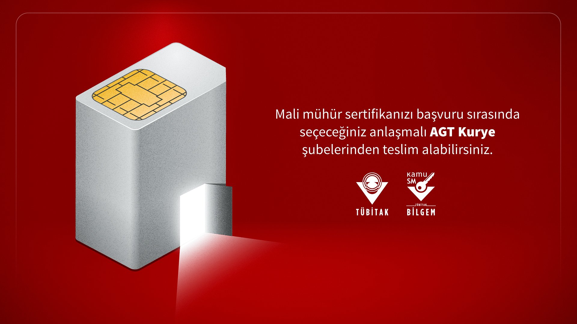 Kamu - Mali mühür sertifikalarınızı, AGT Kurye şubelerinden çok