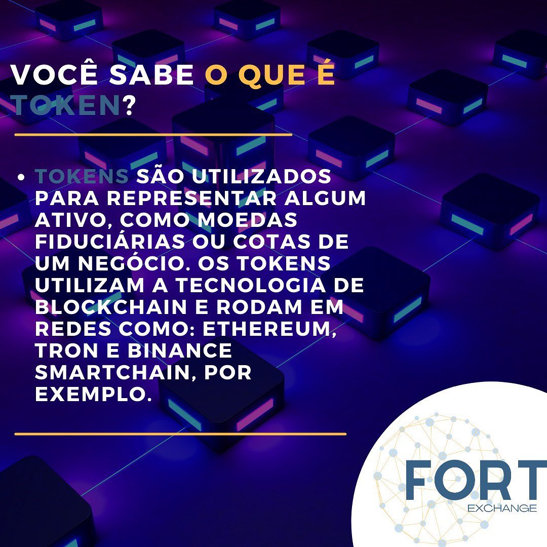 Fort Exchange - E você, sabia o que é Token? #Crypto... | Facebook