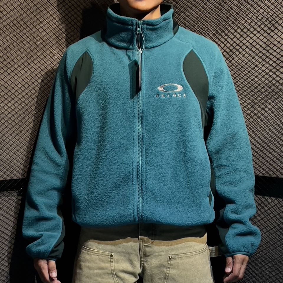 Palace x Oakley Fleece Fall / Winter Collection 2024 Petrol Blue