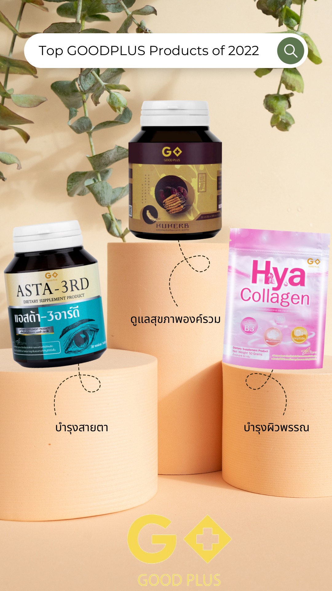 GoodPlus - Top 3 สินค้าขายดีประจำปี 2022 Brand GOOD PLUS 🎊🥳 📢 ช่องทาง ...