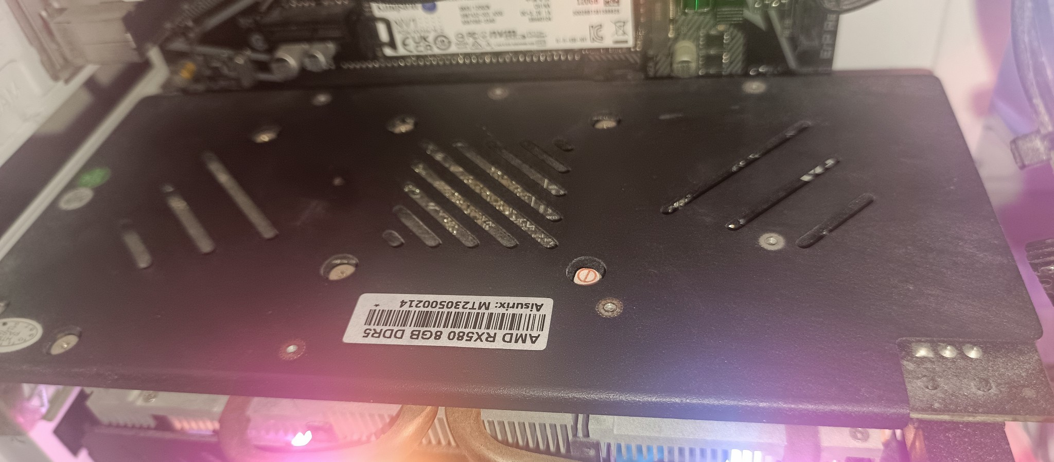 Forsale aisurix Rx580 8gb + Ryzen 5 pro 4650g + Mobo(Gigabyte a520 k )