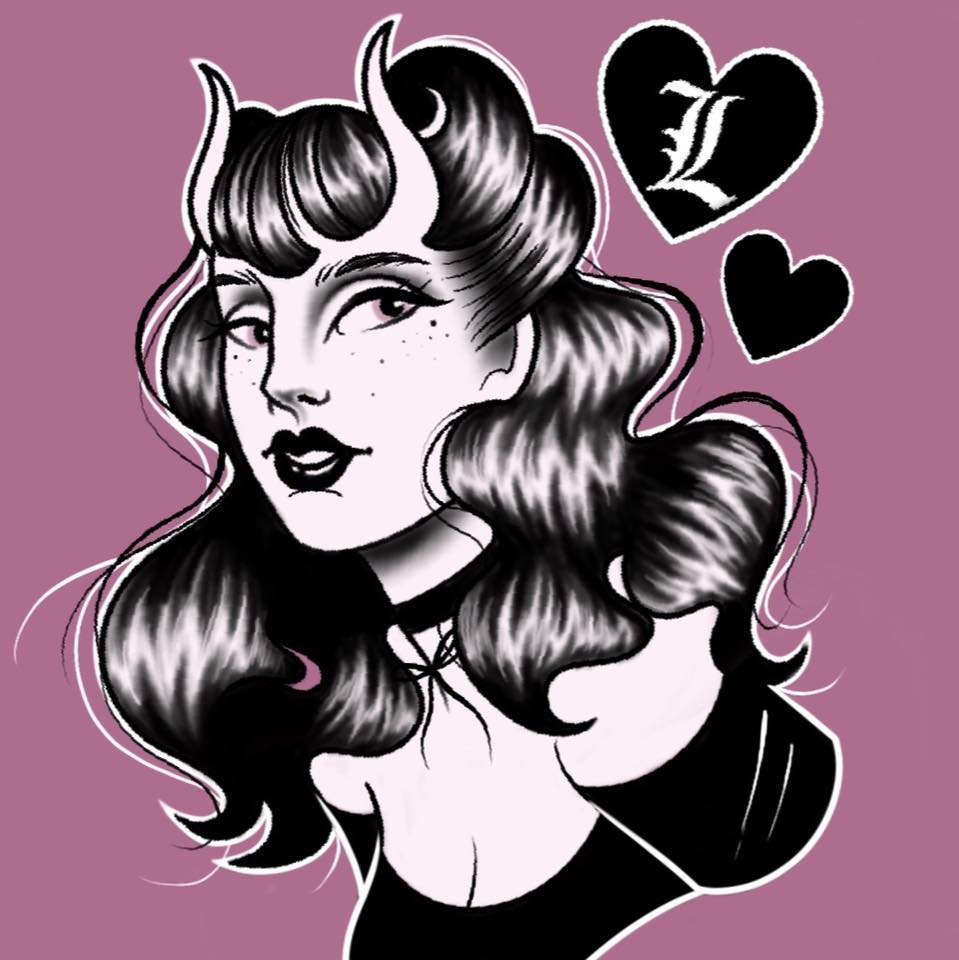 Lina Lovely Tattoos Maleficent pin up for Citabria, thank you for