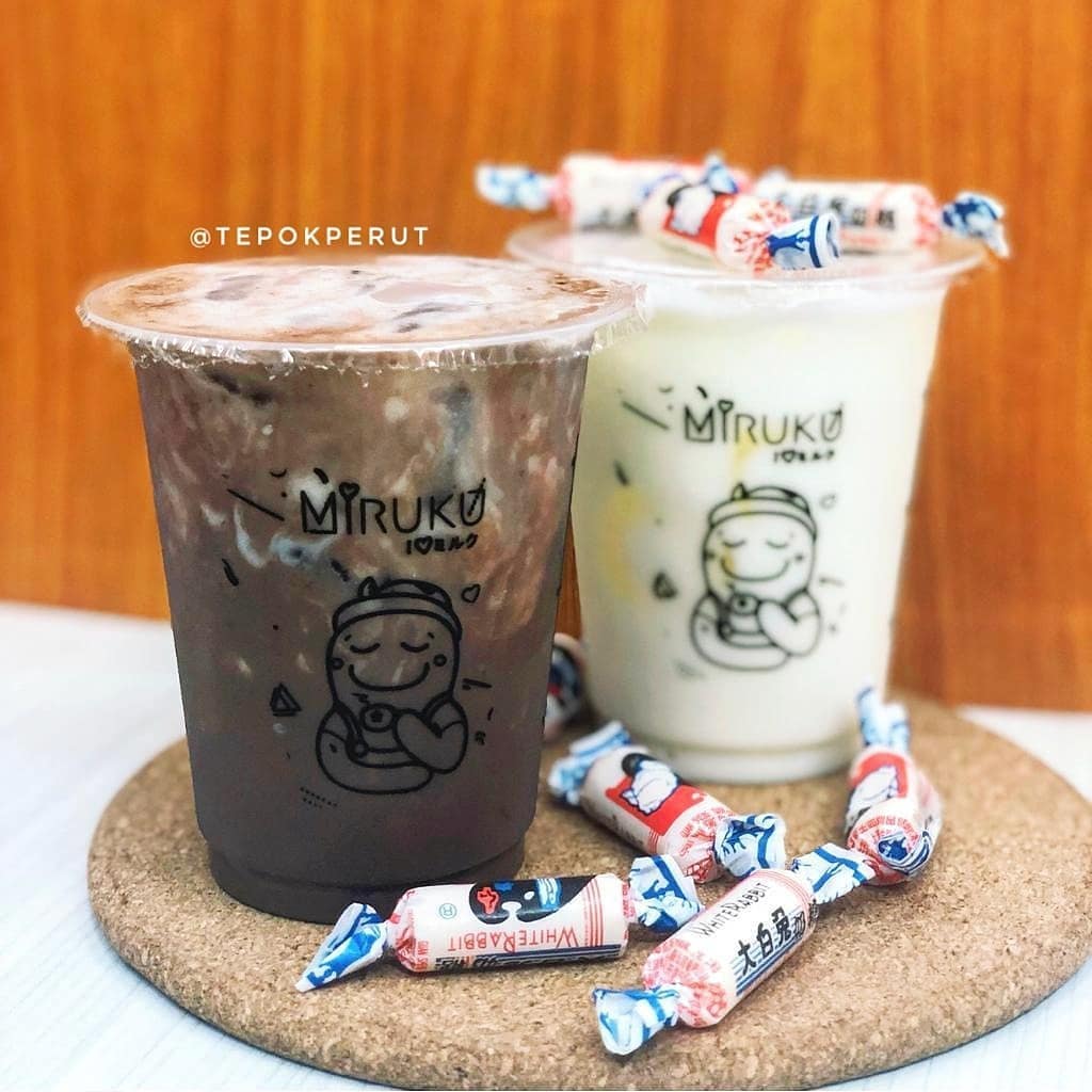 Miruku - WHITE RABBIT + CHOKO = MANTAP👍 . . Yuk ke @miruku_mangga2sqr 📸 ...
