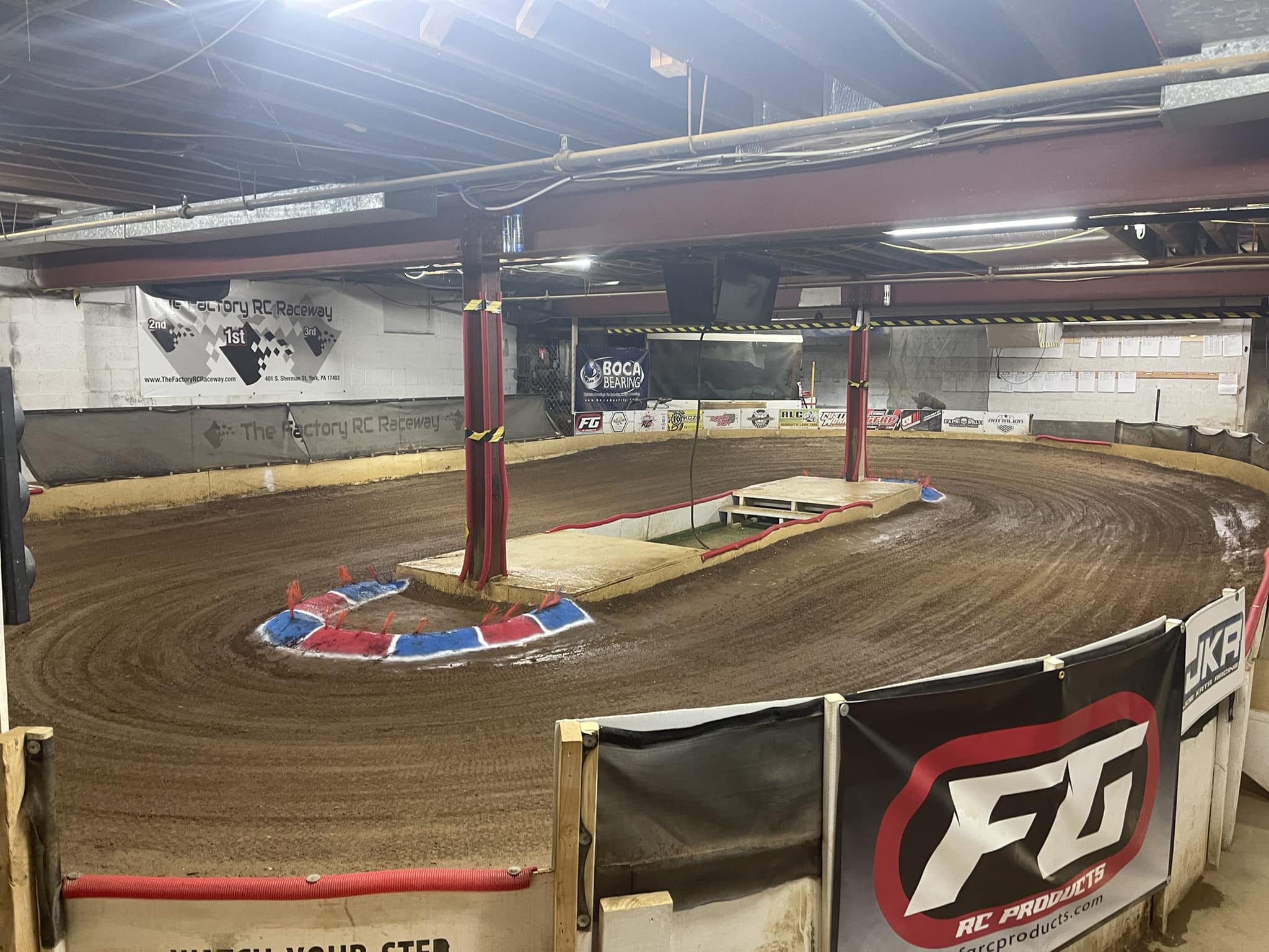 The surface is ready to for... - The Factory RC Raceway
