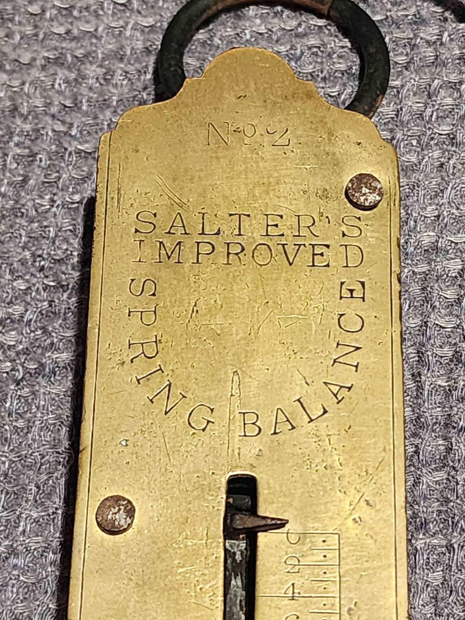 古道具 SALTER スプリングバランス No. 17 8oz Vintage 'Salter