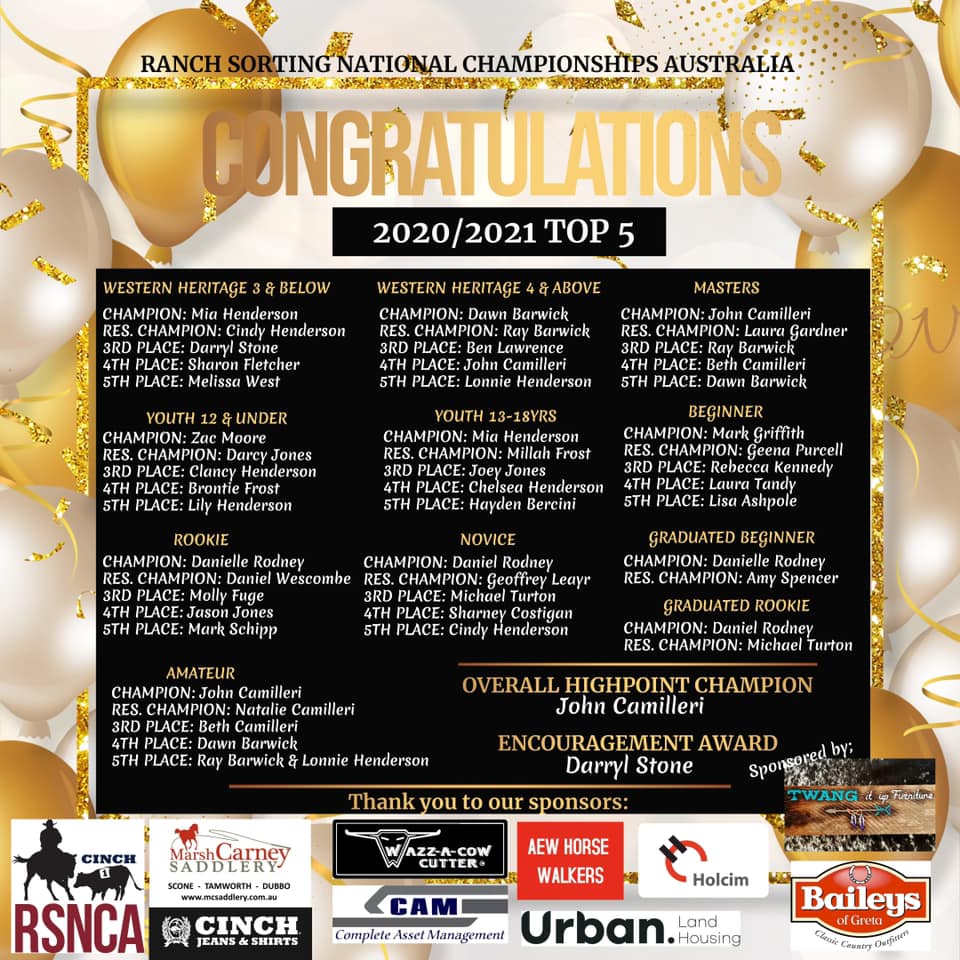 Congratulatio... - Ranch Sorting National Championships (RSNC) | Facebook