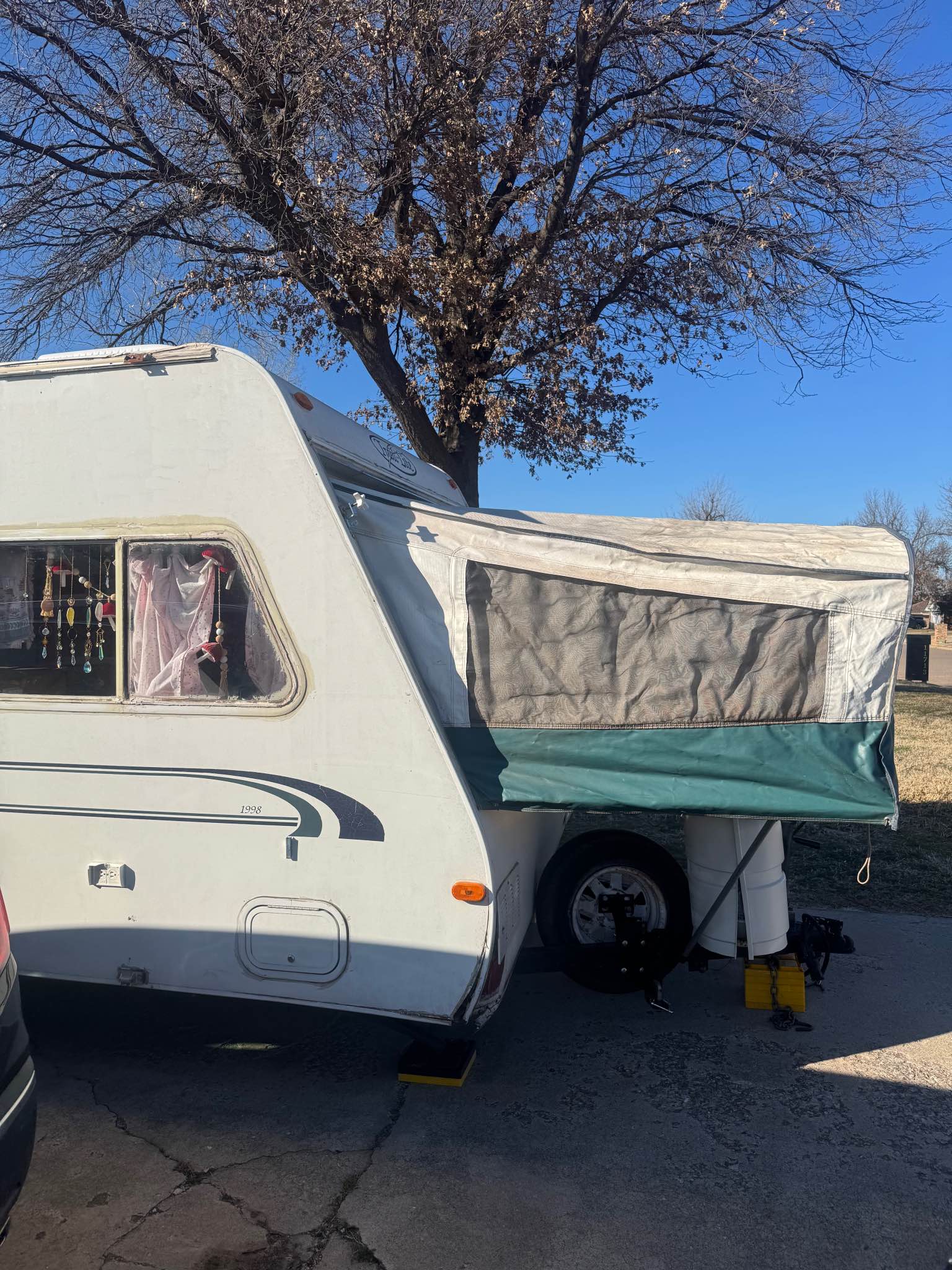 Magical hippie trailer! Bantam Trail-lite RV c-class hybrid camper ...