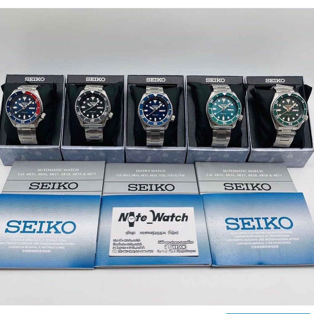 Note_Watch - WTS : Seiko 5 sports 5 สี 5 แบบ 1. Seiko 5...