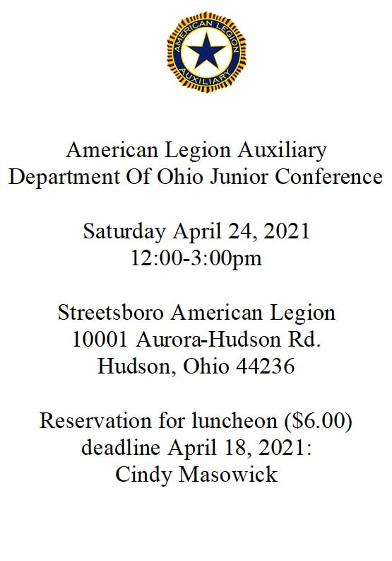 American Legion Auxiliary, Dept of Ohio Jrs.