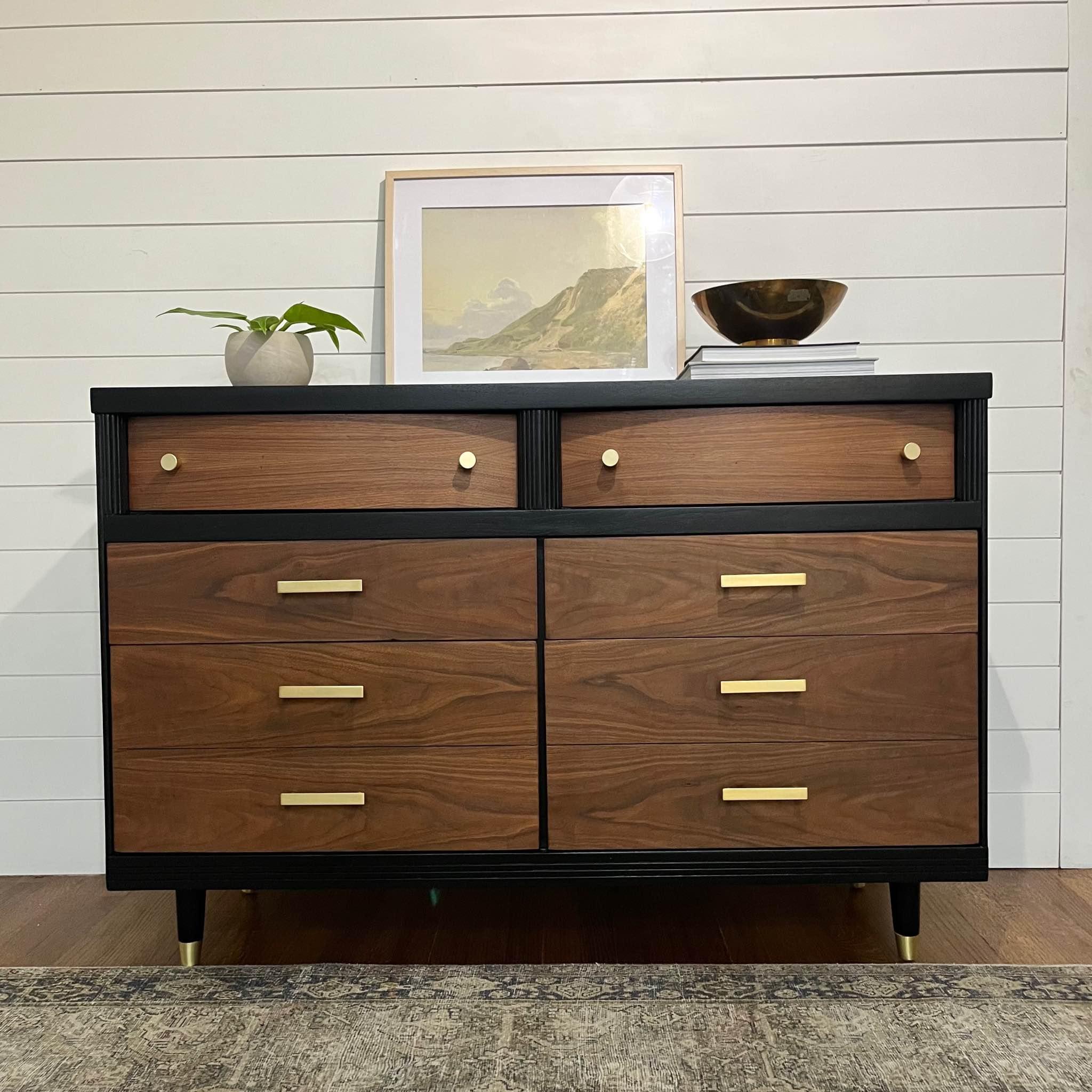 facebook marketplace dresser dark brown 6 Drawer Black and Walnut - Dressers & Chests of Drawers - Memphis, Tennessee | Chattanooga tennessee