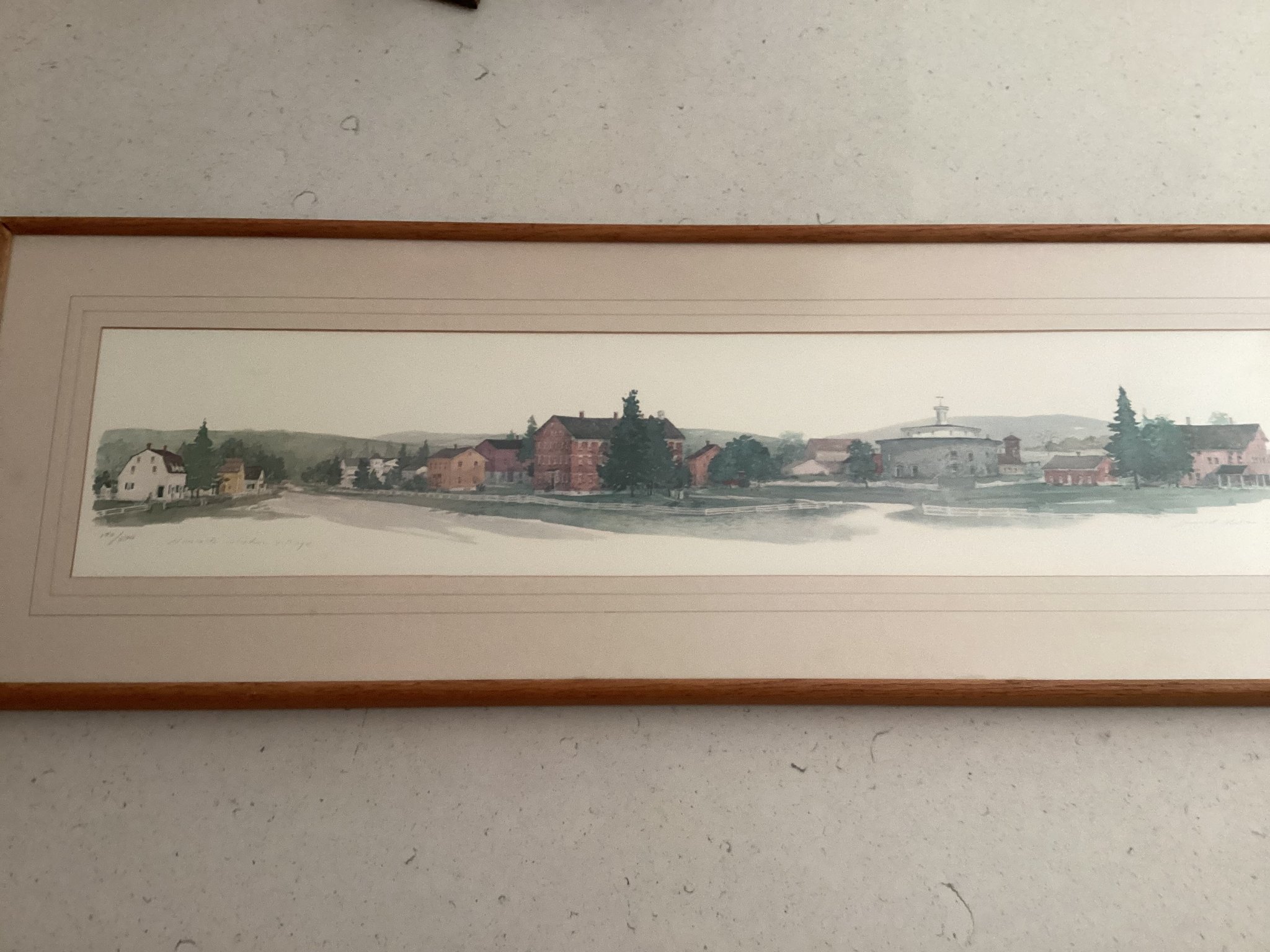 This wonderful limited edition panoramic print of the Hancock