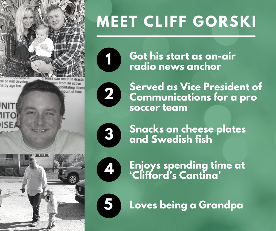 United Mitochondrial Disease Foundation - Meet Cliff Gorski, UMDF's ...
