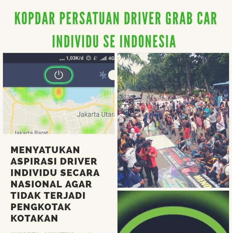 Persatuan Driver Grab Car Individu se Indonesia