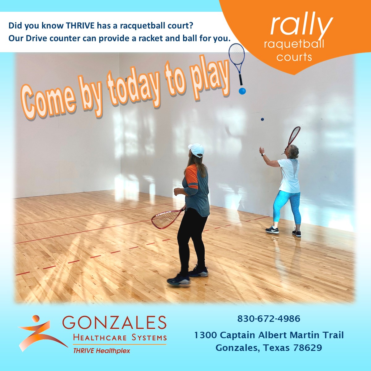 🎾 Did you know THRIVE has its very own... - THRIVE Healthplex | Facebook