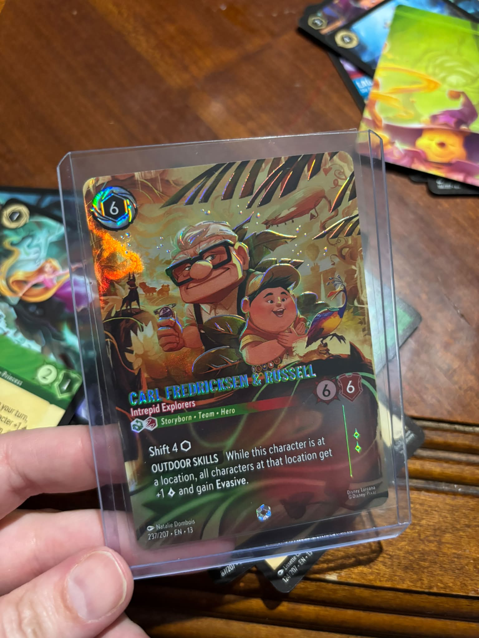 Disney Lorcana TCG: Carl Fredricksen and Russell Enchanted Card Pull