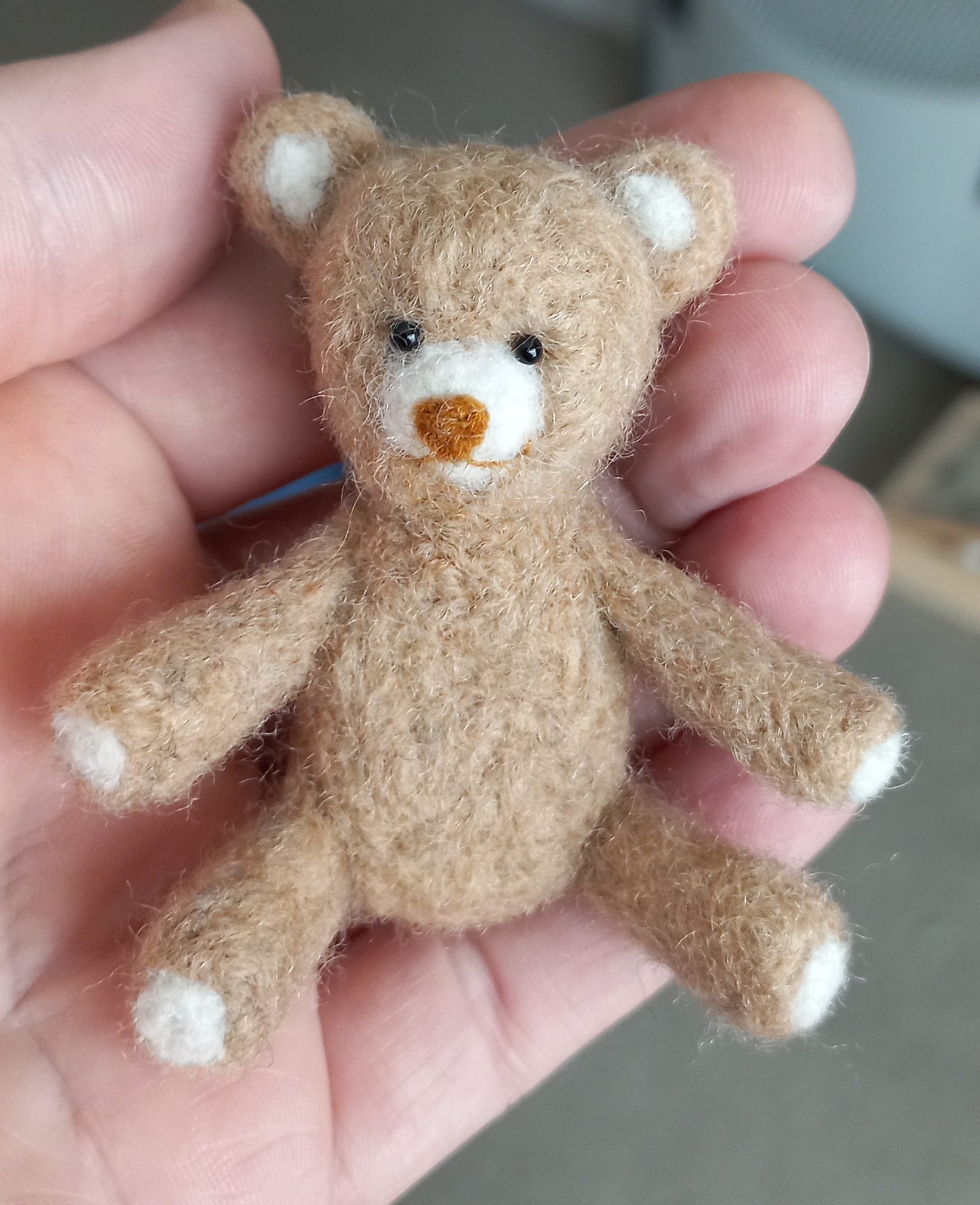 How to make a mini teddy bear