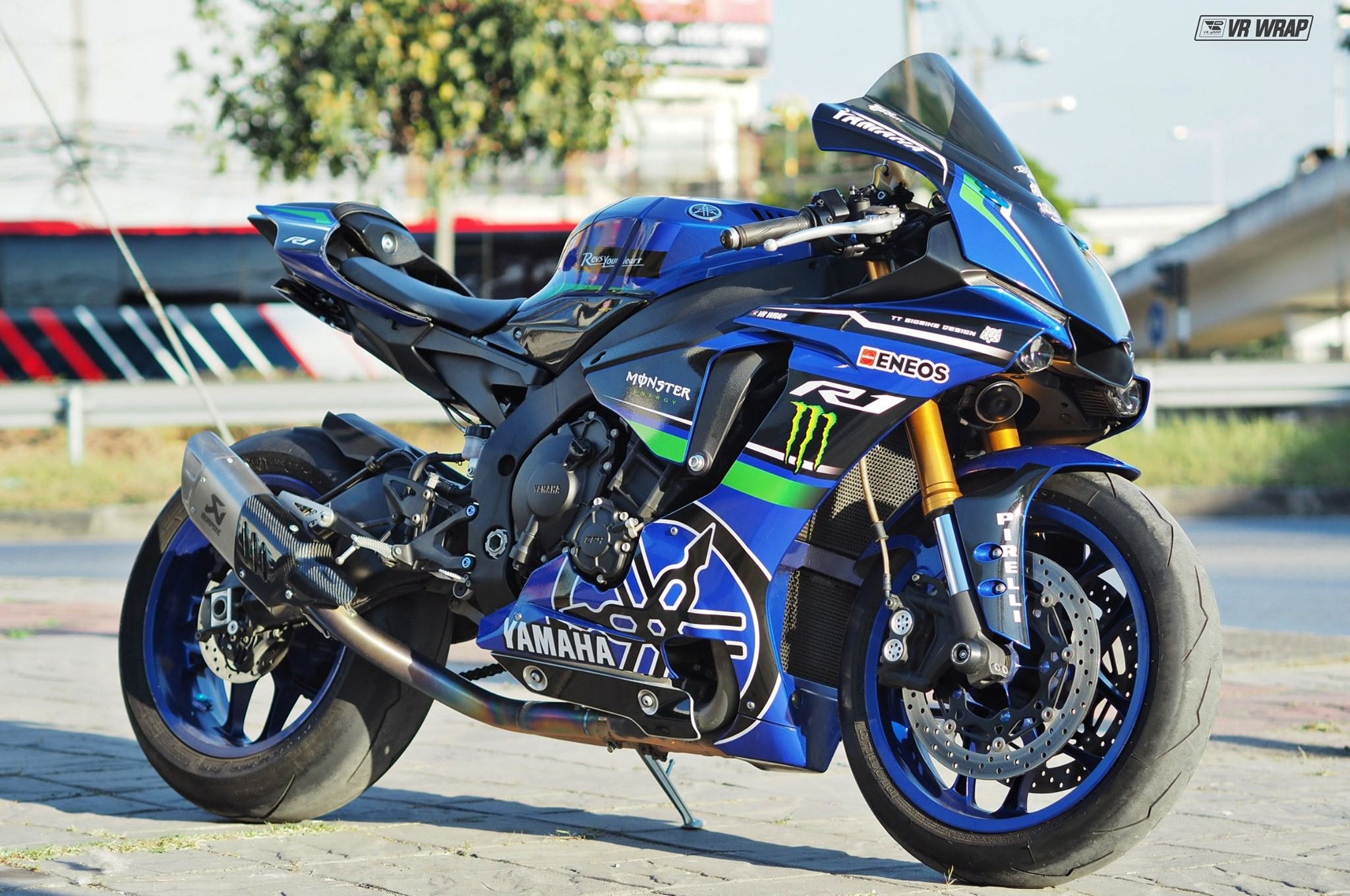 VR Wrap - Yamaha R1 ติดตั้ง Sticker Kit