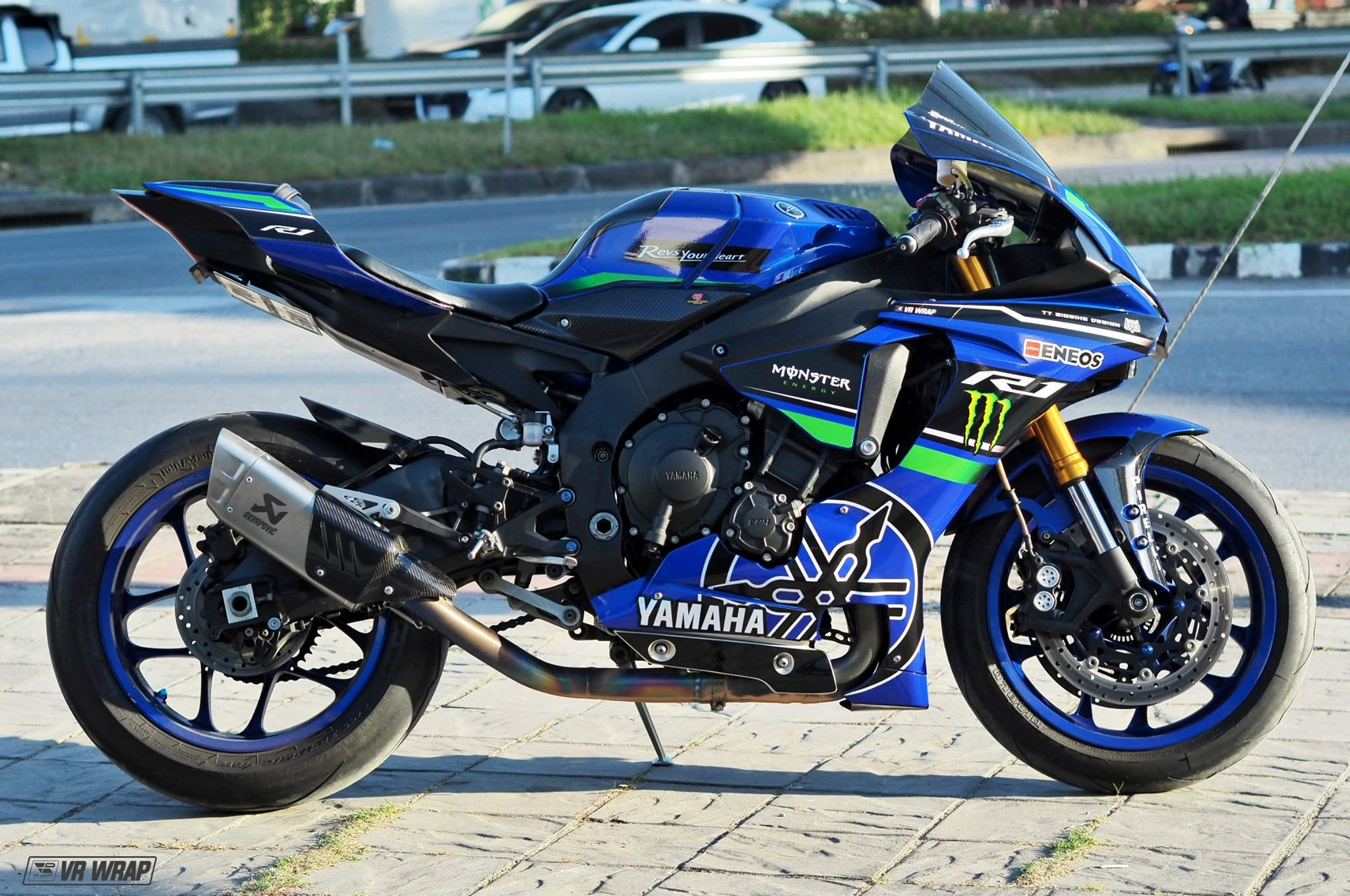 VR Wrap - Yamaha R1 ติดตั้ง Sticker Kit