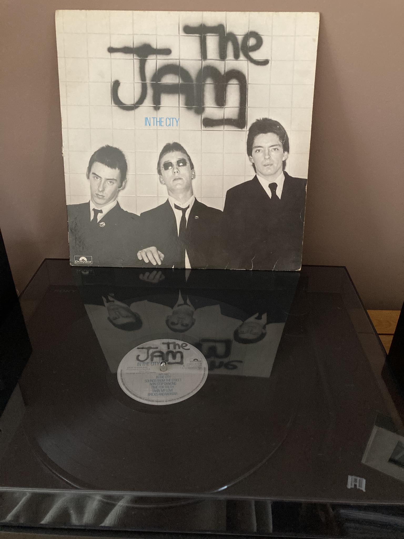 Japanese pressing of the Jam's classic debut album, In the City.