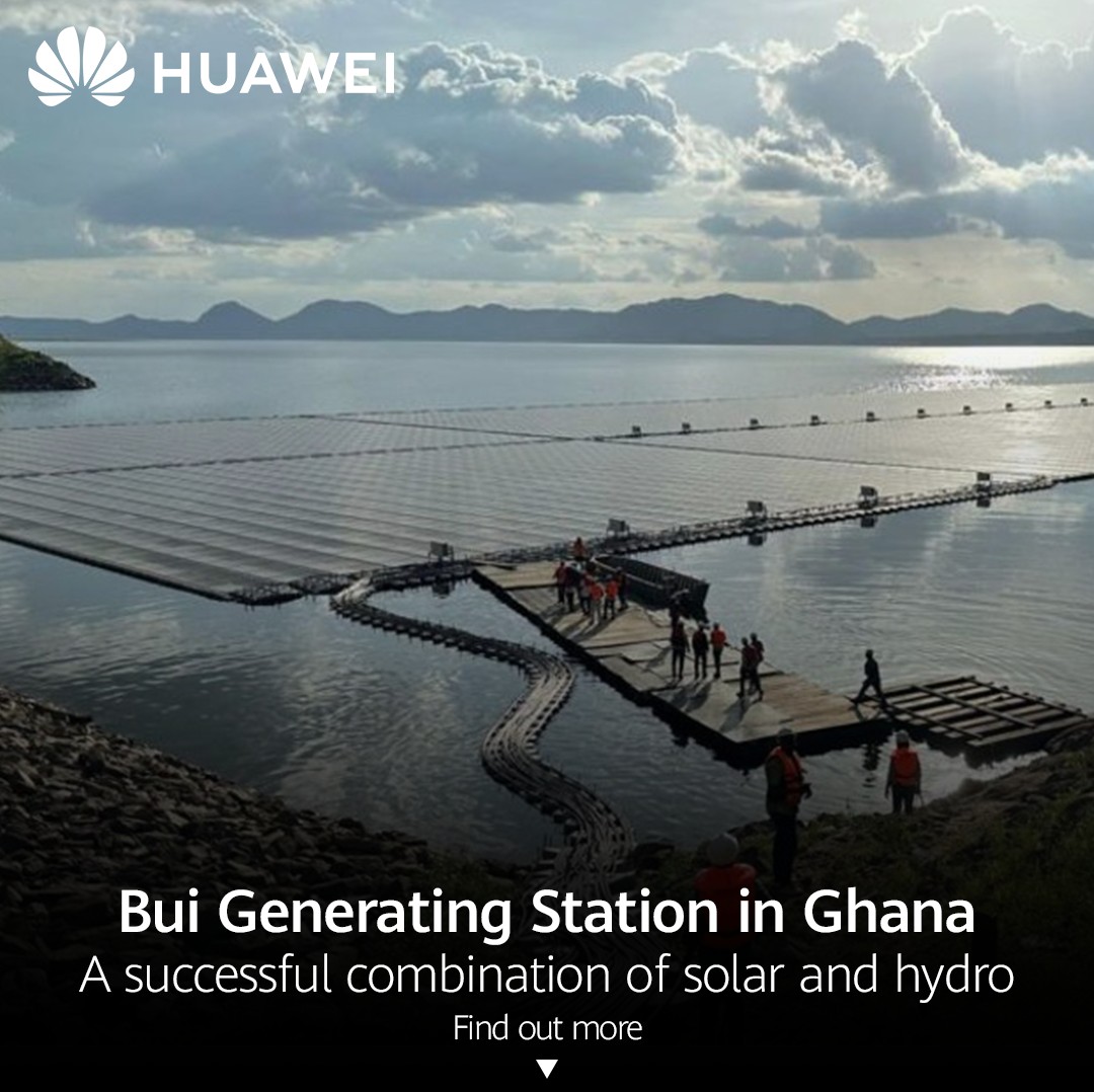 Huawei - Ghana achieves a milestone with the Bui Hydro-Solar PV Hybrid ...