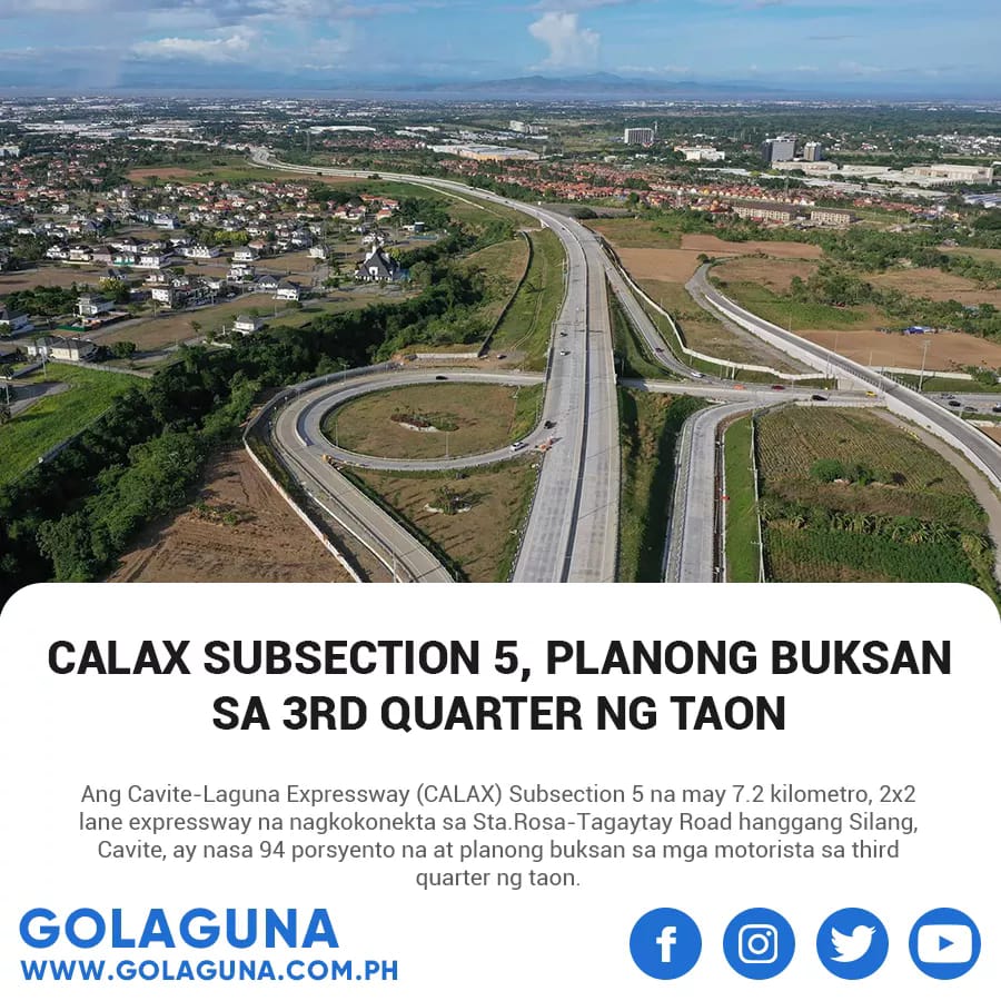 GO Laguna - Ang Cavite-Laguna Expressway (CALAX)... | Facebook